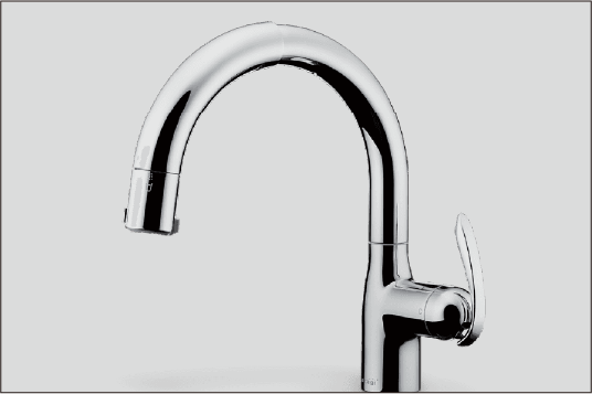 浄水器一体型シャワー水栓